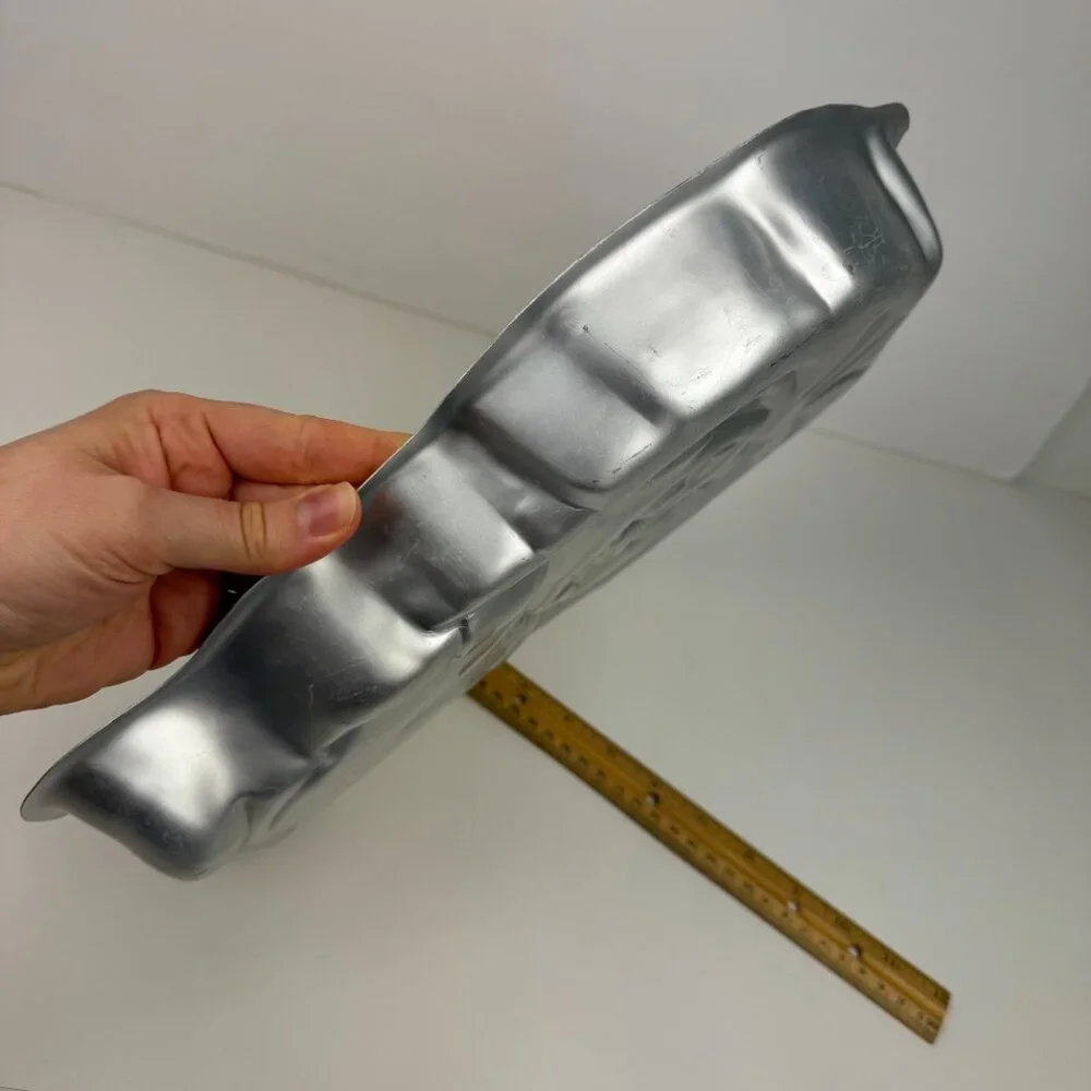 Vtg 1992 Wilton Aluminum Troll Pan‎ Shaped Character Metal Number 2105 6712 READ